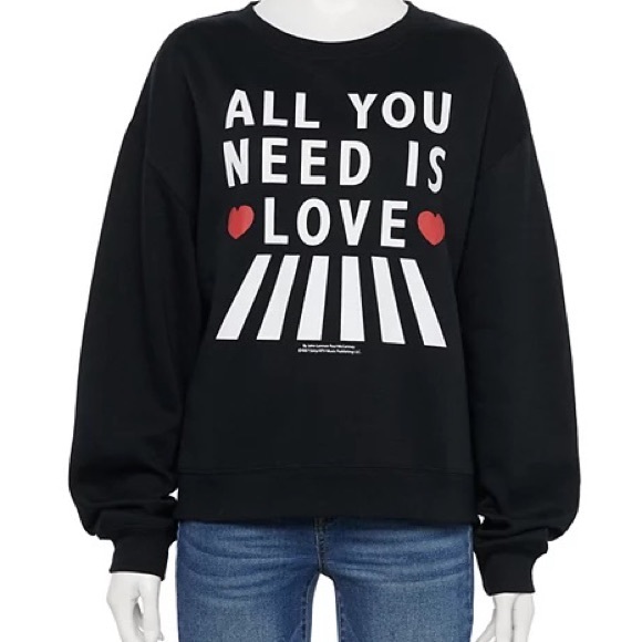 The Beatles “All You Need is Love” crewneck sweatshirt - Picture 1 of 5